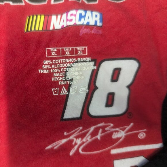 Nascar Size XL Kyle Busch Tank Black/M & M - Picture 4 of 11
